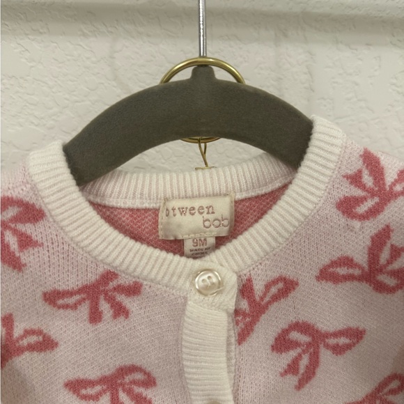 btween Pink and White Bow Sweater - Picture 6 of 8